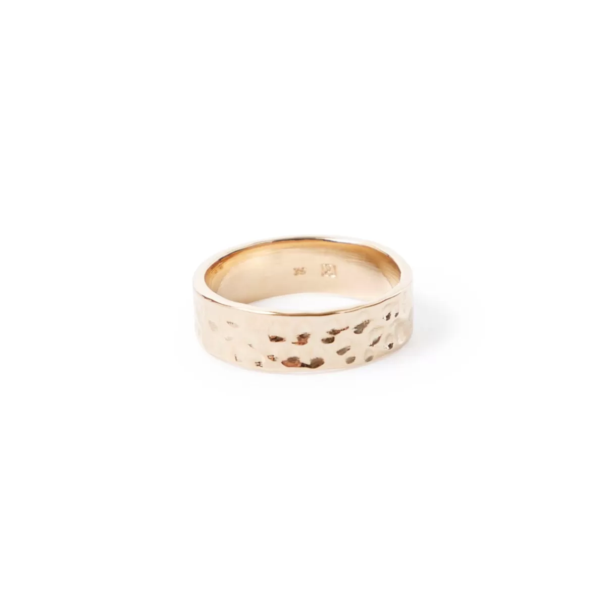 Cheap Draeger Paris Bague large martelée - plaqué or