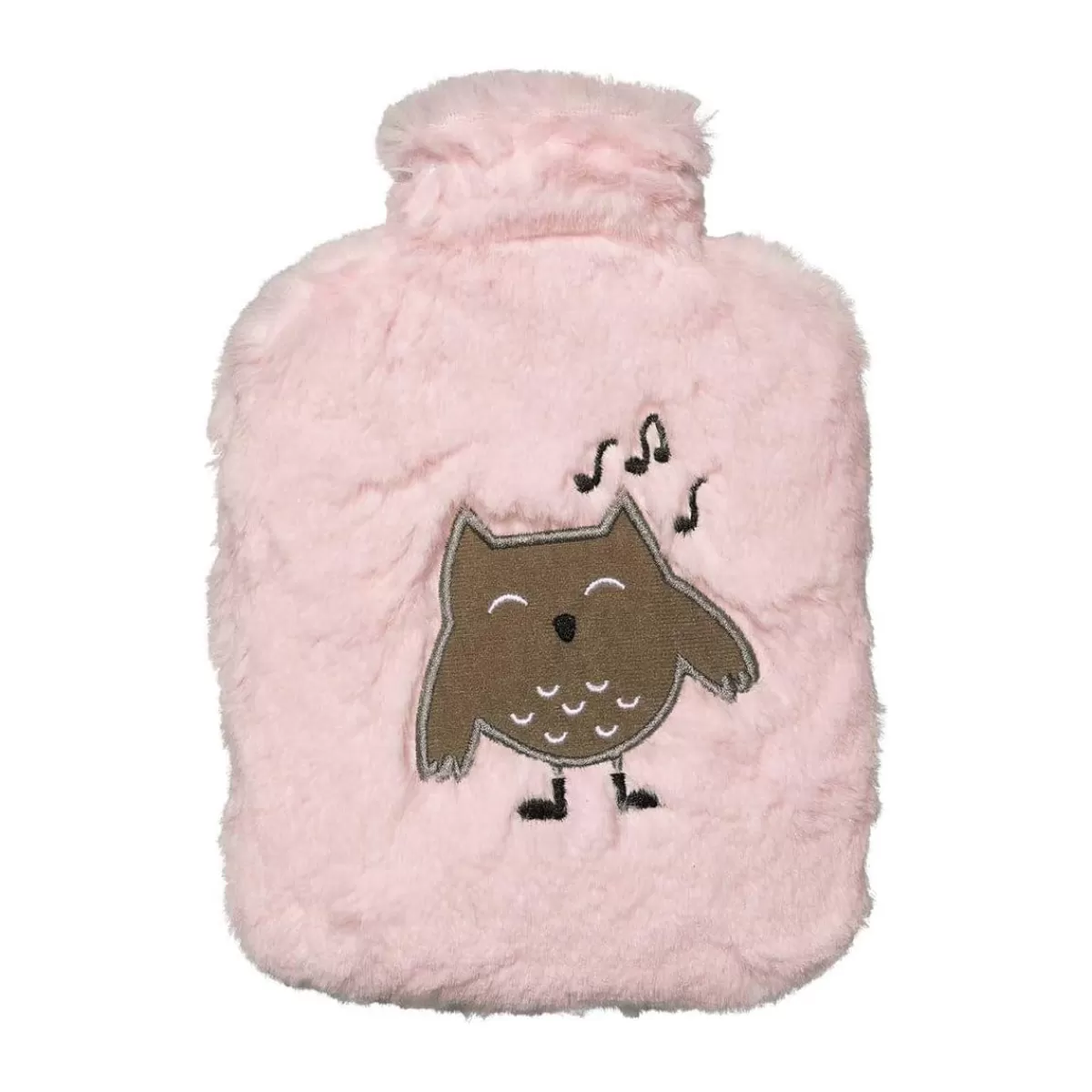 New Draeger Paris Bouillotte peluche Chouette rose