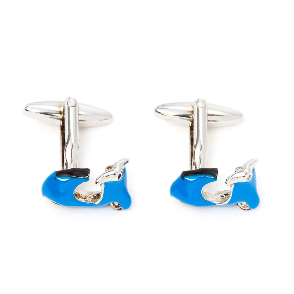 Online Draeger Paris Boutons de manchette - Scooter - Bleu - Homme