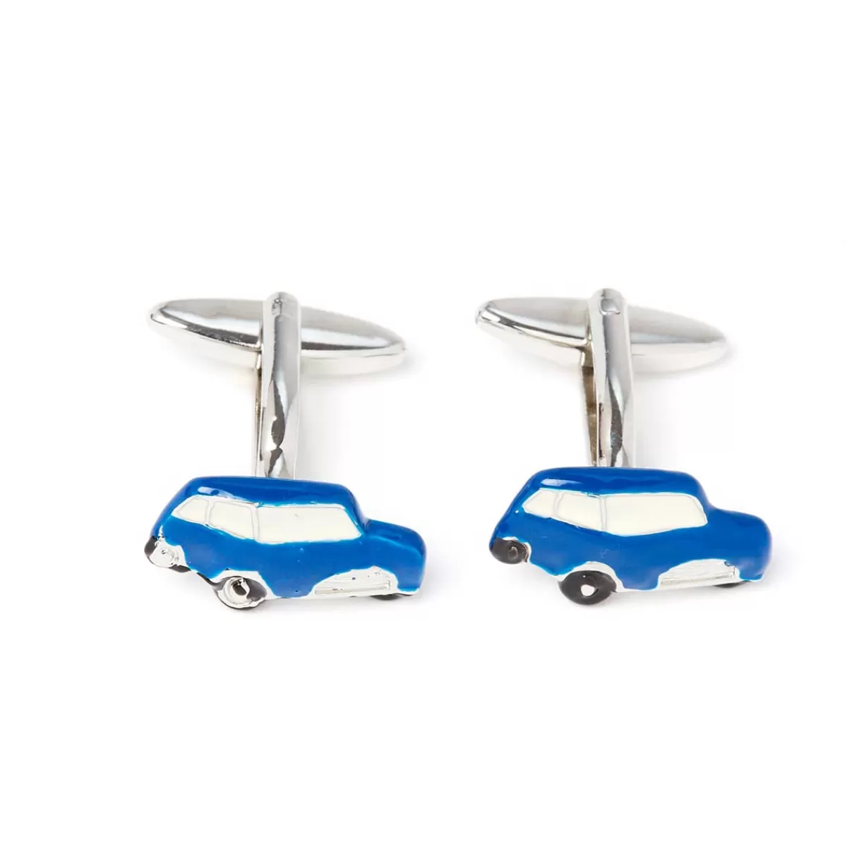 Hot Draeger Paris Boutons de manchettes - Voiture - Bleu - Homme