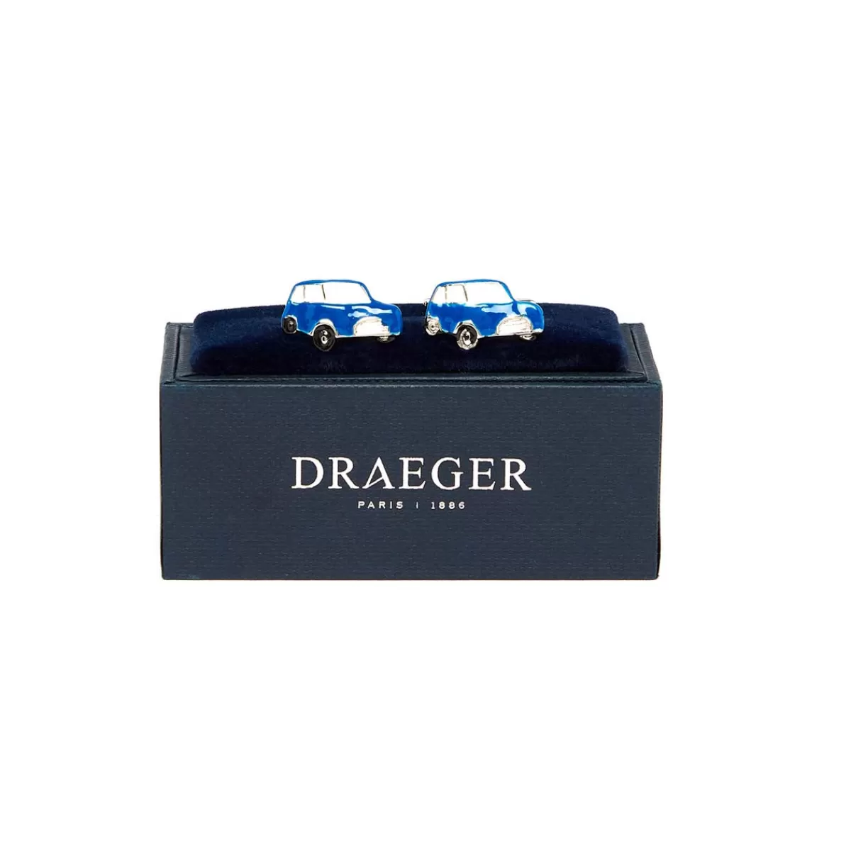 Hot Draeger Paris Boutons de manchettes - Voiture - Bleu - Homme