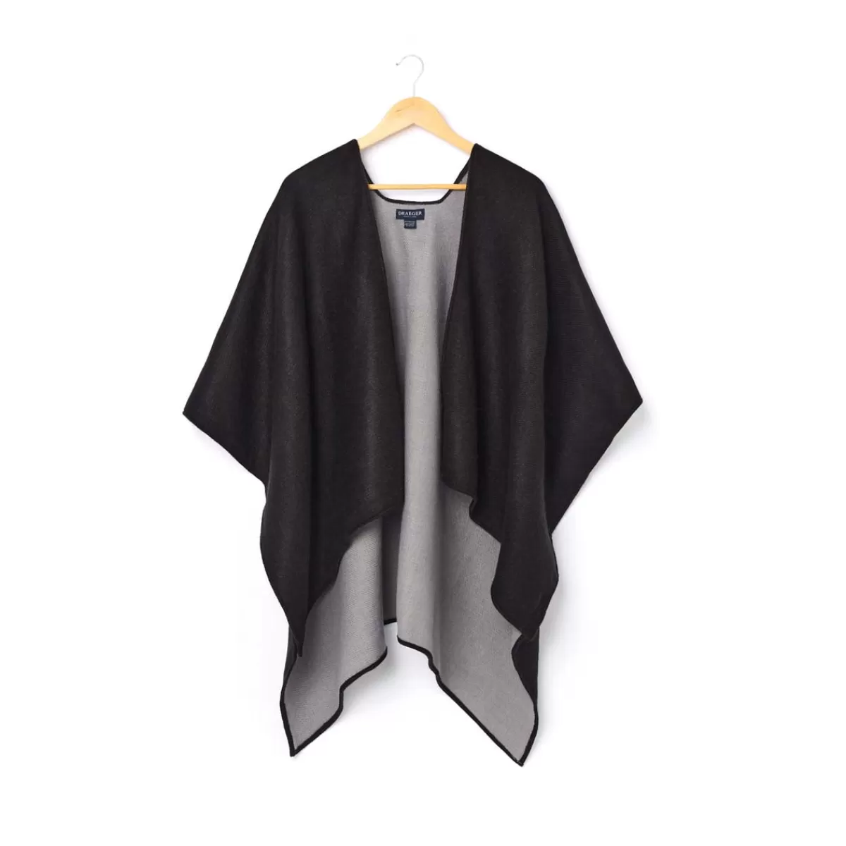 Discount Draeger Paris Cape Réversible d'Hiver - Noire et Grise