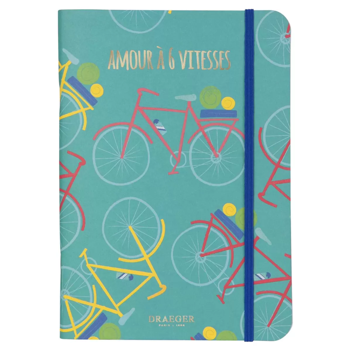 Shop Draeger Paris Carnet A5 imprimé vélo