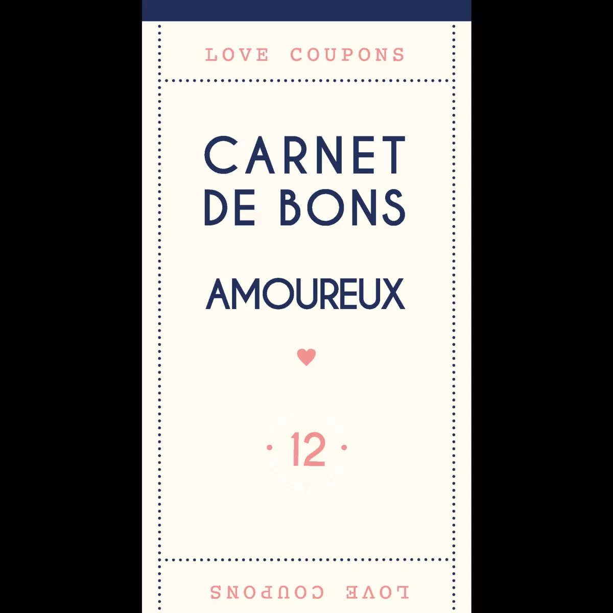 Shop Draeger Paris Carnet de bons pour les amoureux - 12 chèques