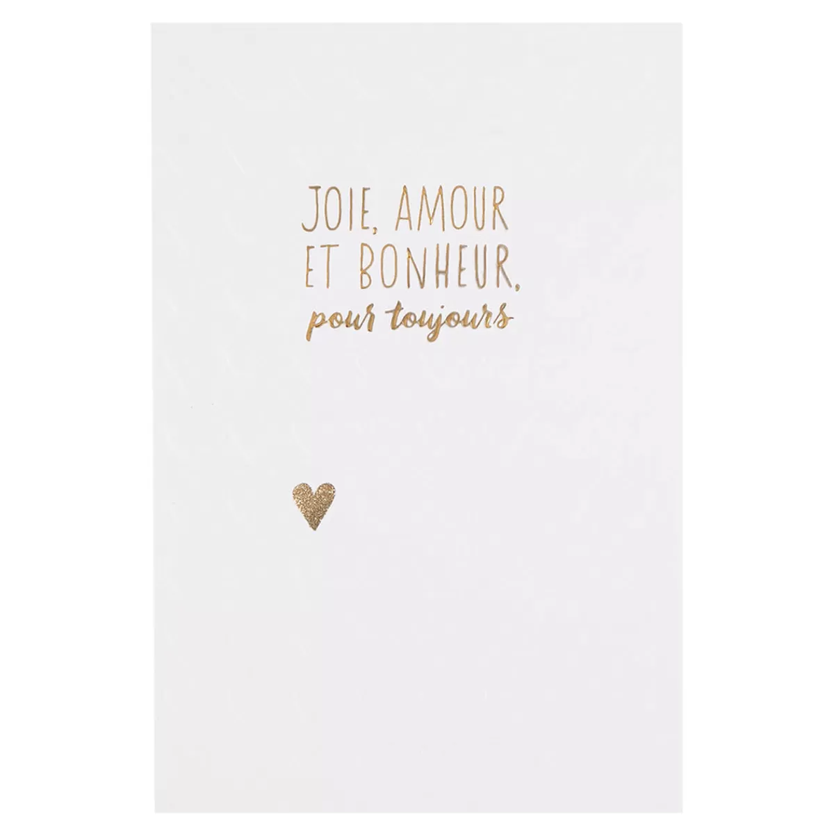 Best Draeger Paris Carte mariage Joie amour et bonheur