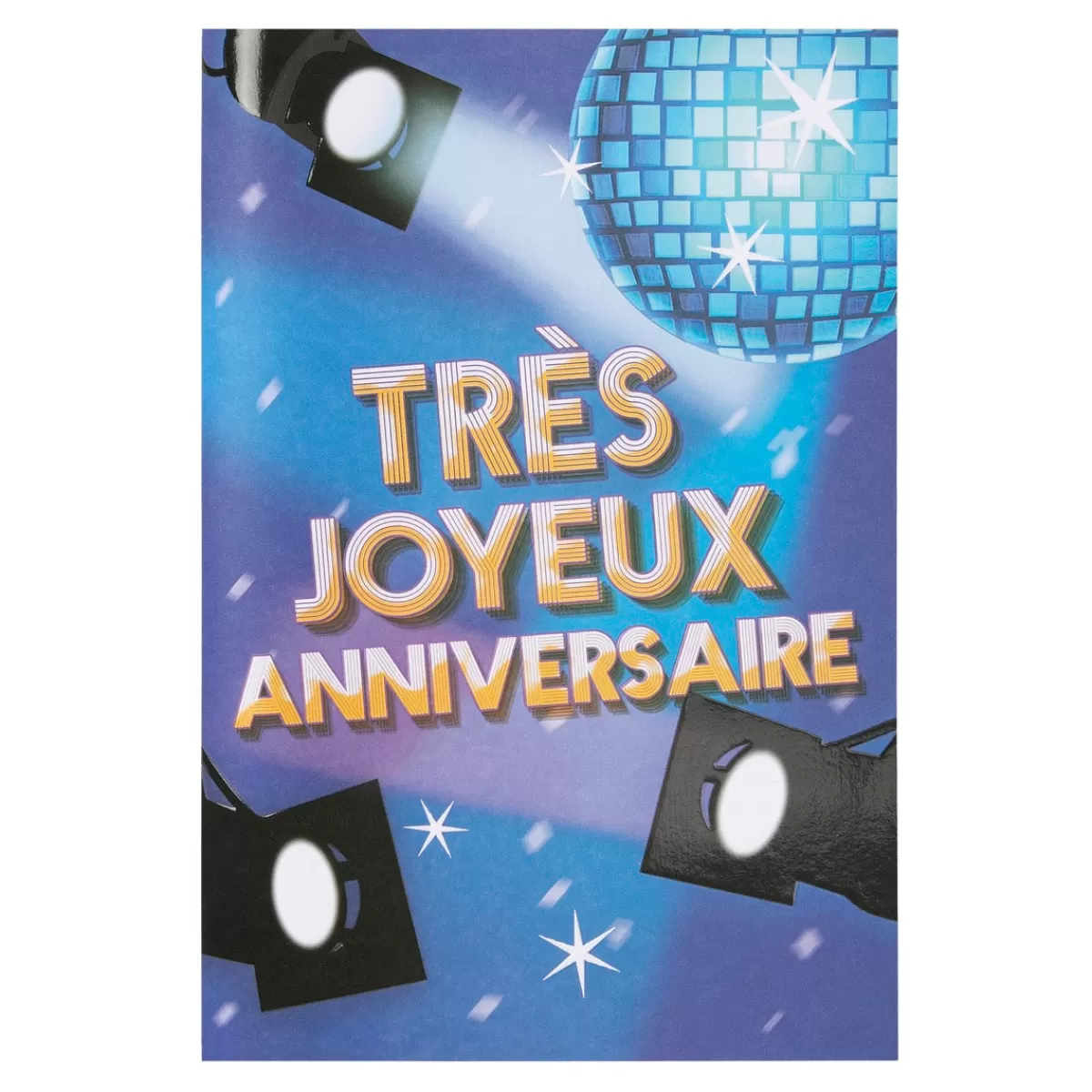 Shop Draeger Paris Carte musicale anniversaire Party rock anthem