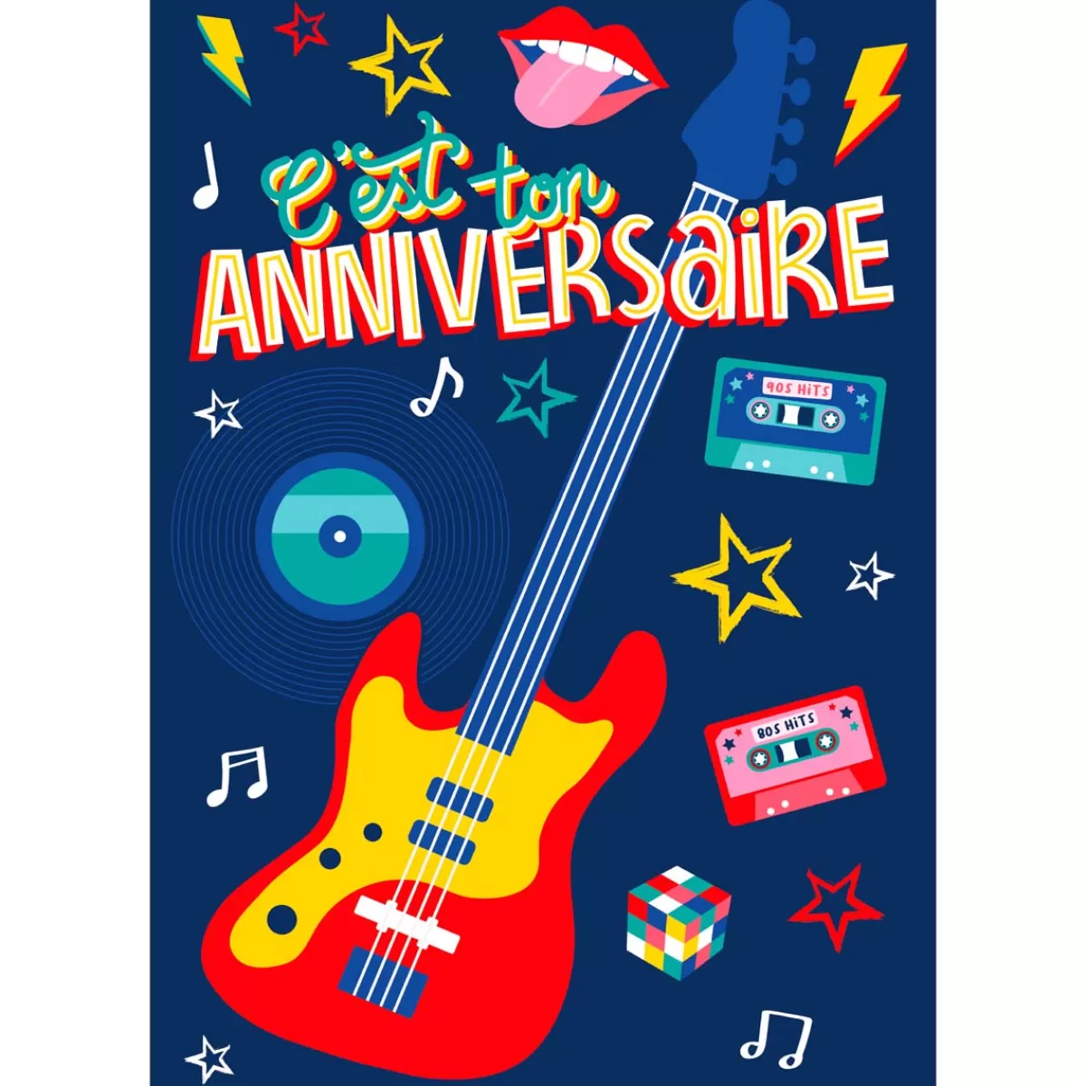 Best Sale Draeger Paris Carte Musicale d'Anniversaire " C'est Ton Anniversaire " - Guitare