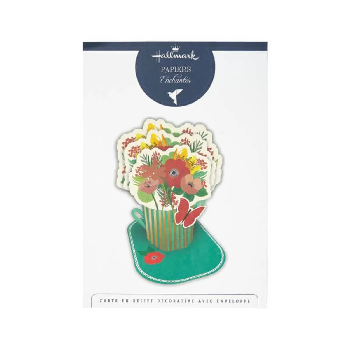 Best Draeger Paris Carte pop up 3D - Bouquet de fleurs