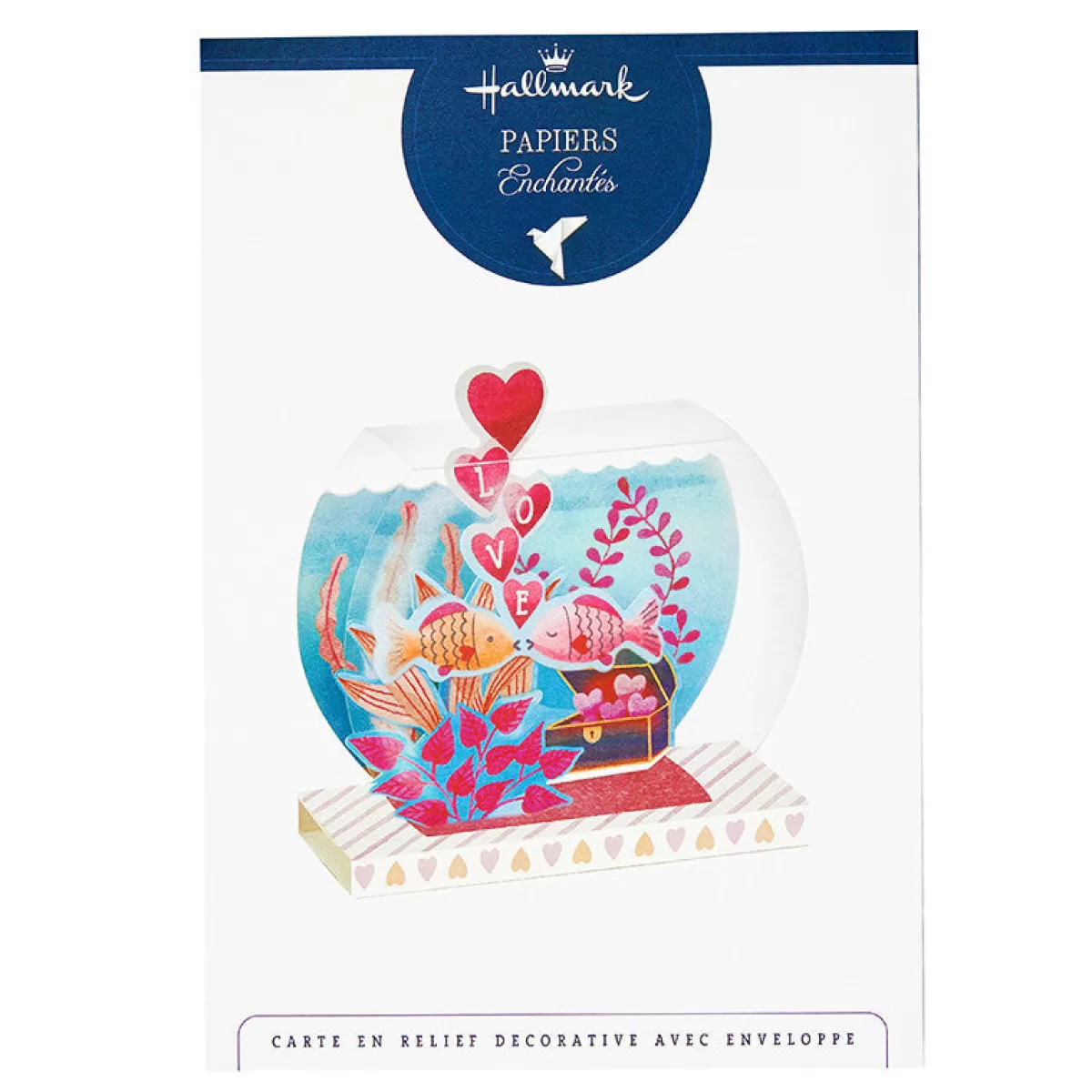 Cheap Draeger Paris Carte Saint-Valentin Pop up 3D - Poissons