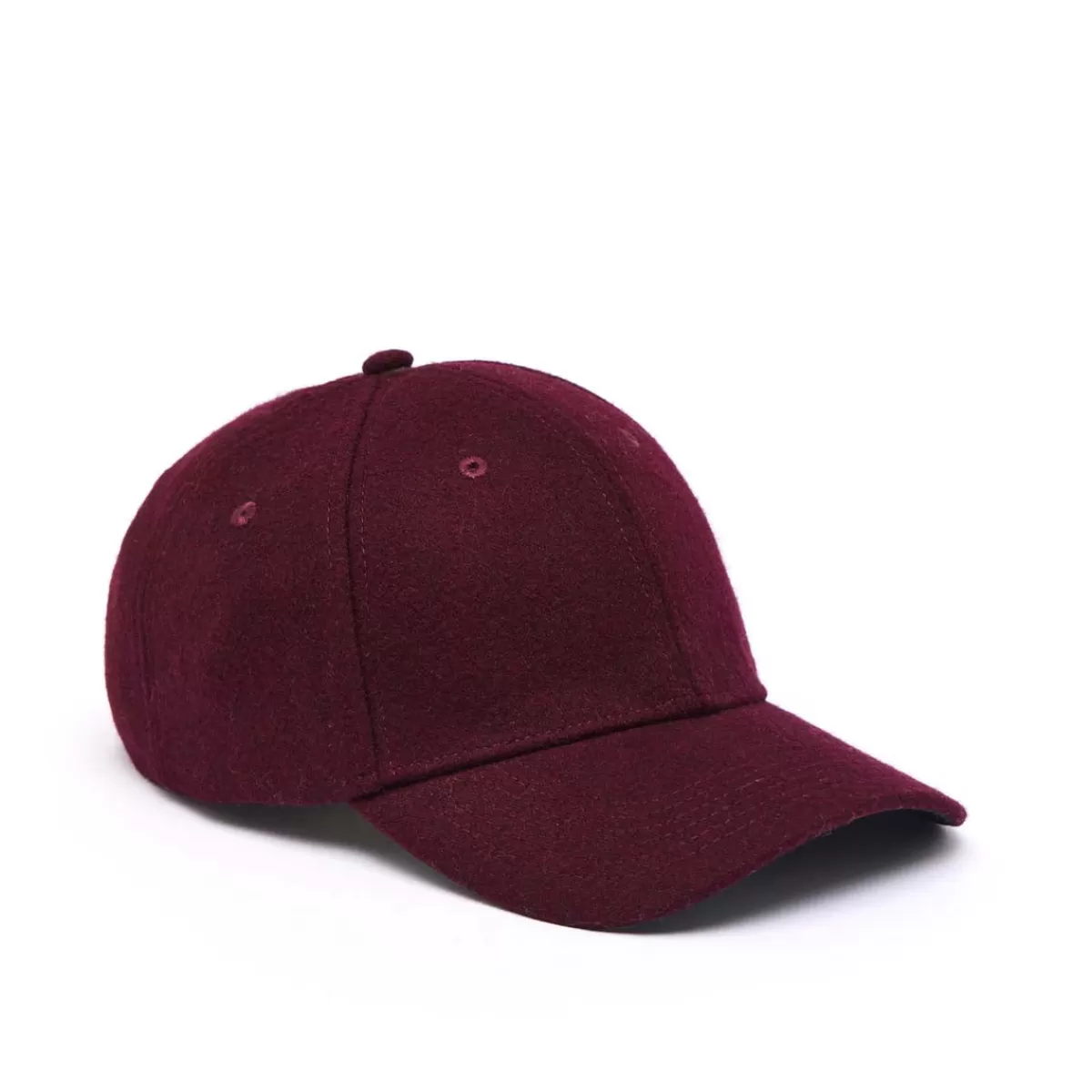 Shop Draeger Paris Casquette Effet Feutre - Bordeaux