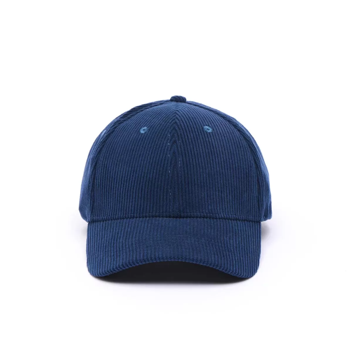 Clearance Draeger Paris Casquette en Velours Côtelé - Bleu Marine