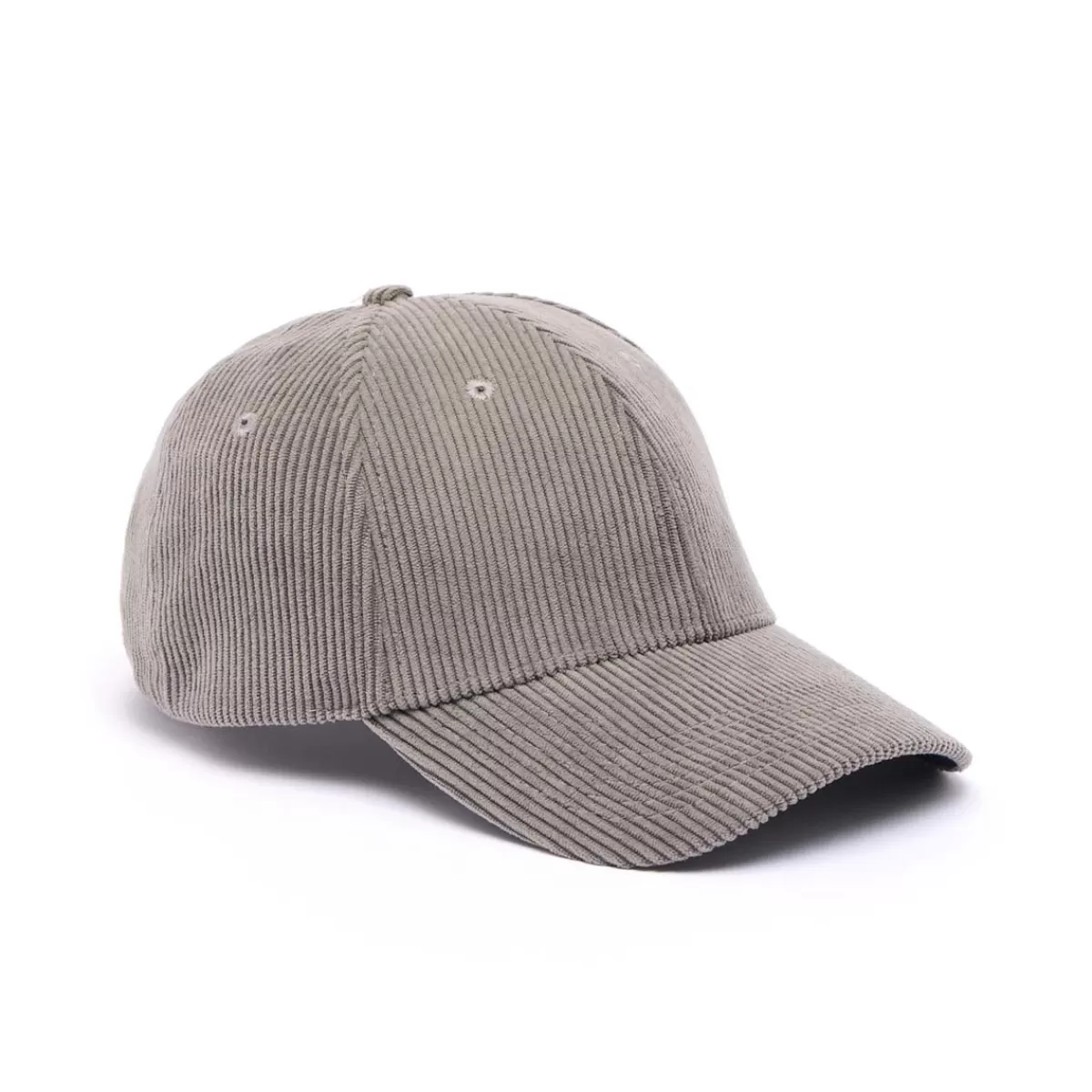 Online Draeger Paris Casquette en Velours Côtelé - Gris