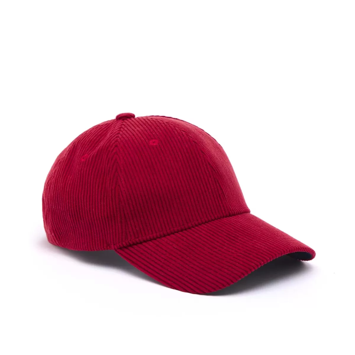 Outlet Draeger Paris Casquette en Velours Côtelé - Rouge