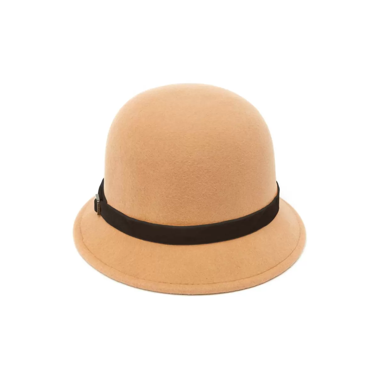 Store Draeger Paris Chapeau en Laine Cloche Feutre Camel