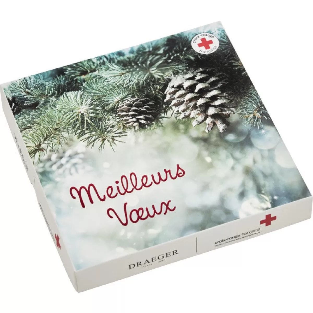 New Draeger Paris Coffret cartes de voeux Croix-Rouge Meilleurs voeux - Sapin