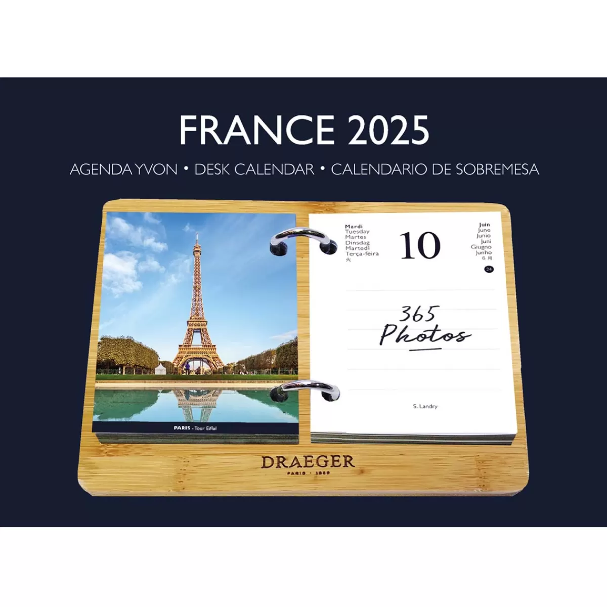 Cheap Draeger Paris Coffret éphéméride Agenda Yvon 2025 - Edition France