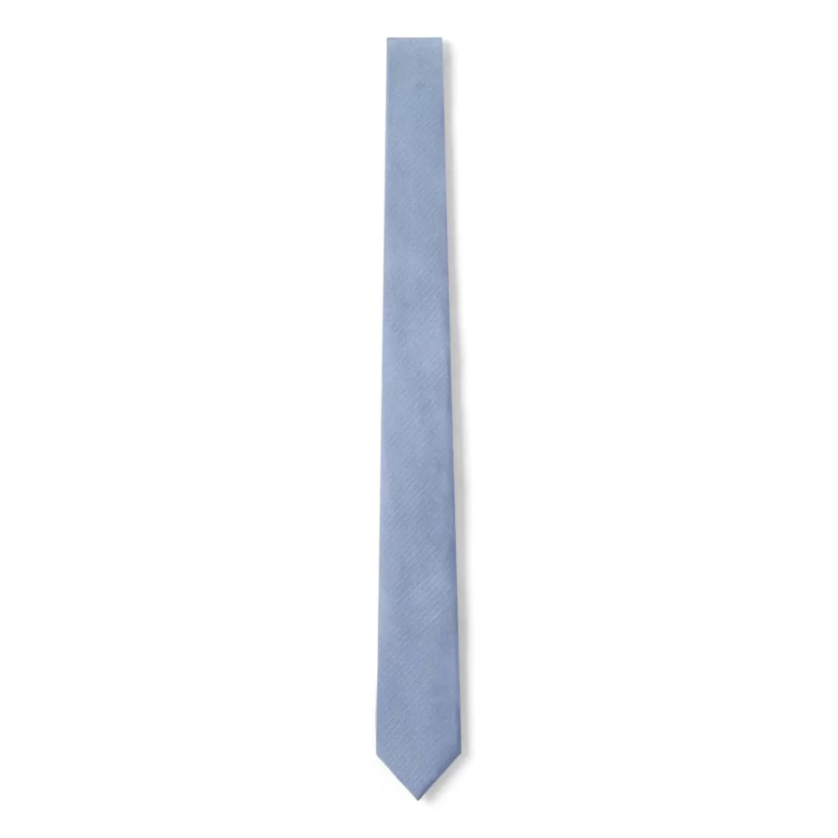 Shop Draeger Paris Cravate fine twill bleu gris