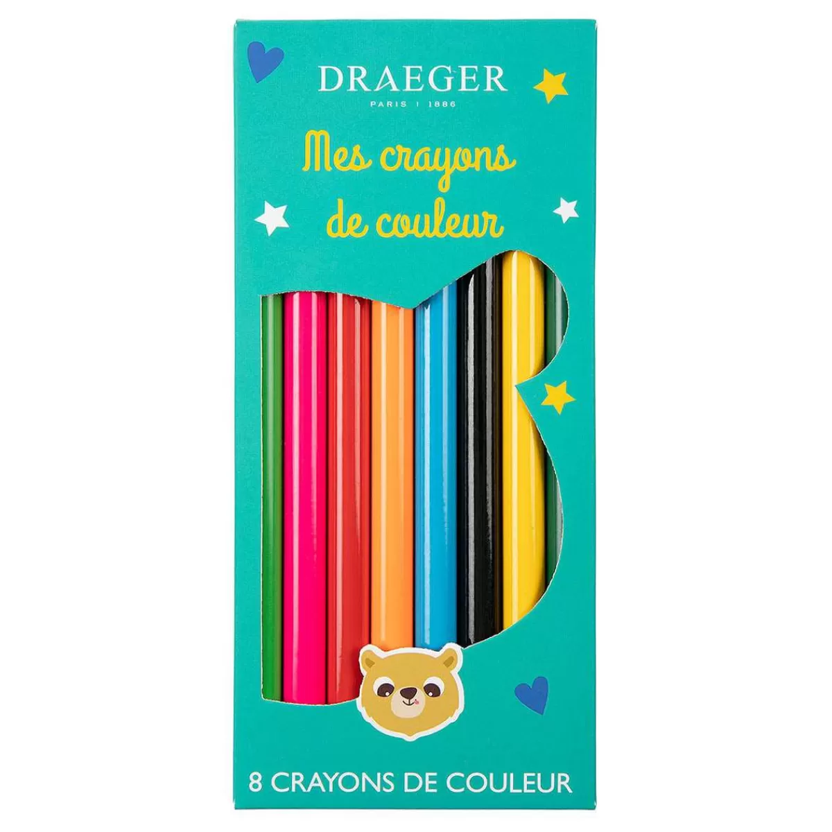 Best Draeger Paris 8 crayons de couleur ours