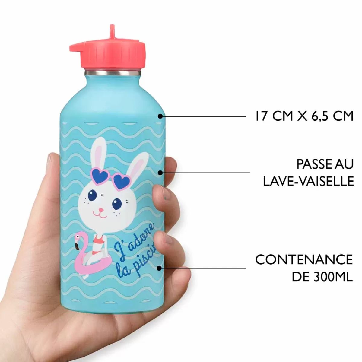 Clearance Draeger Paris Gourde inox enfant - J'adore la piscine