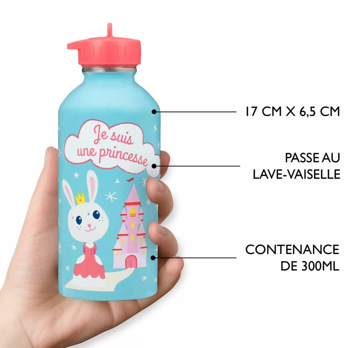 Cheap Draeger Paris Gourde inox enfant - Je suis une princesse