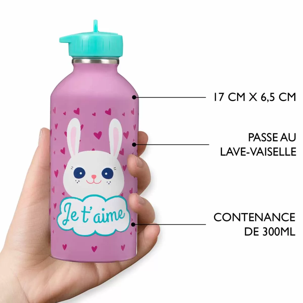 Best Draeger Paris Gourde inox enfant - Je t'aime