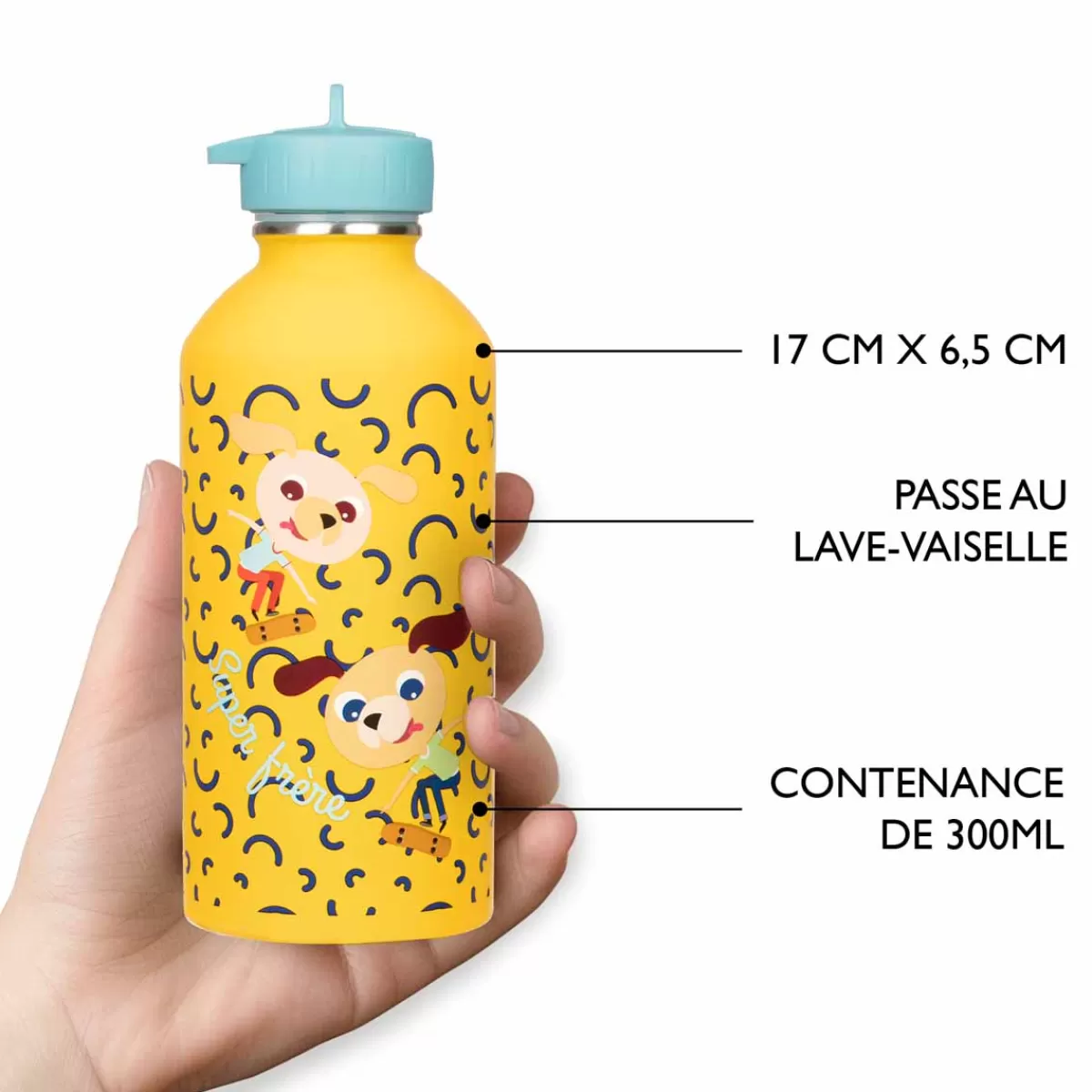 Best Sale Draeger Paris Gourde inox enfant - Super frère