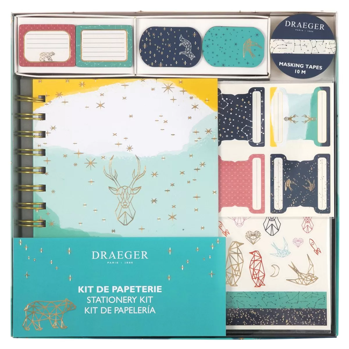 Fashion Draeger Paris Kit de papeterie - Constellations