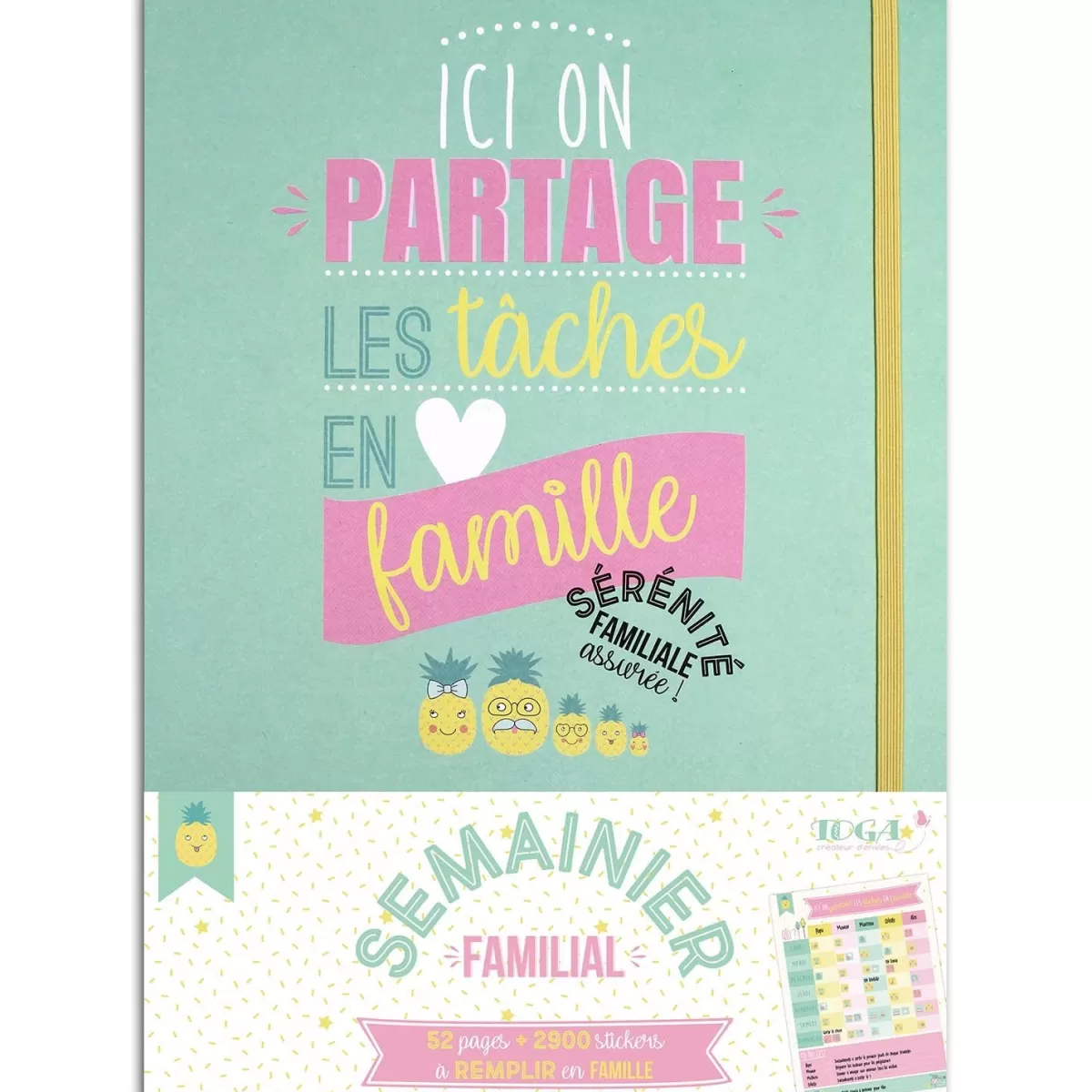 Outlet Draeger Paris Kit de papeterie semainier familial