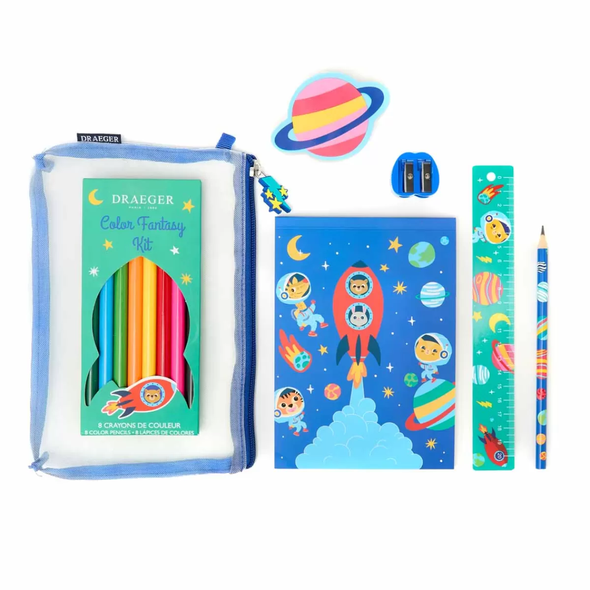 Cheap Draeger Paris Kit Papeterie Enfants Rentrée Scolaire