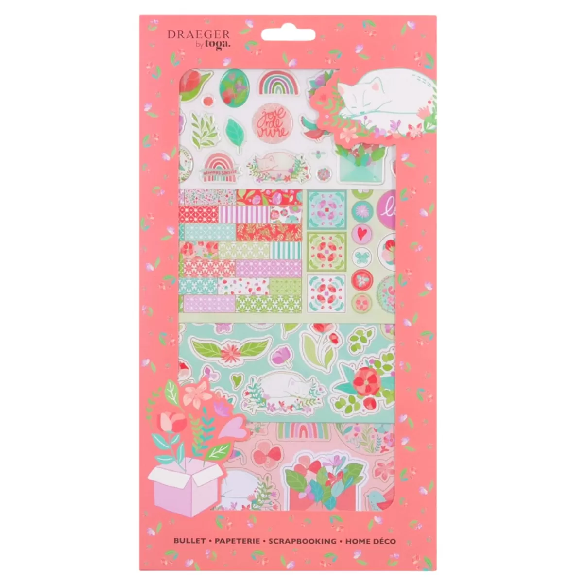 Cheap Draeger Paris Kit stickers autocollants et die cuts Fleurs