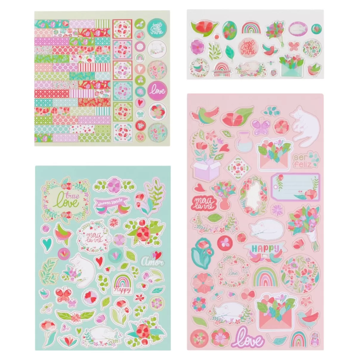 Cheap Draeger Paris Kit stickers autocollants et die cuts Fleurs