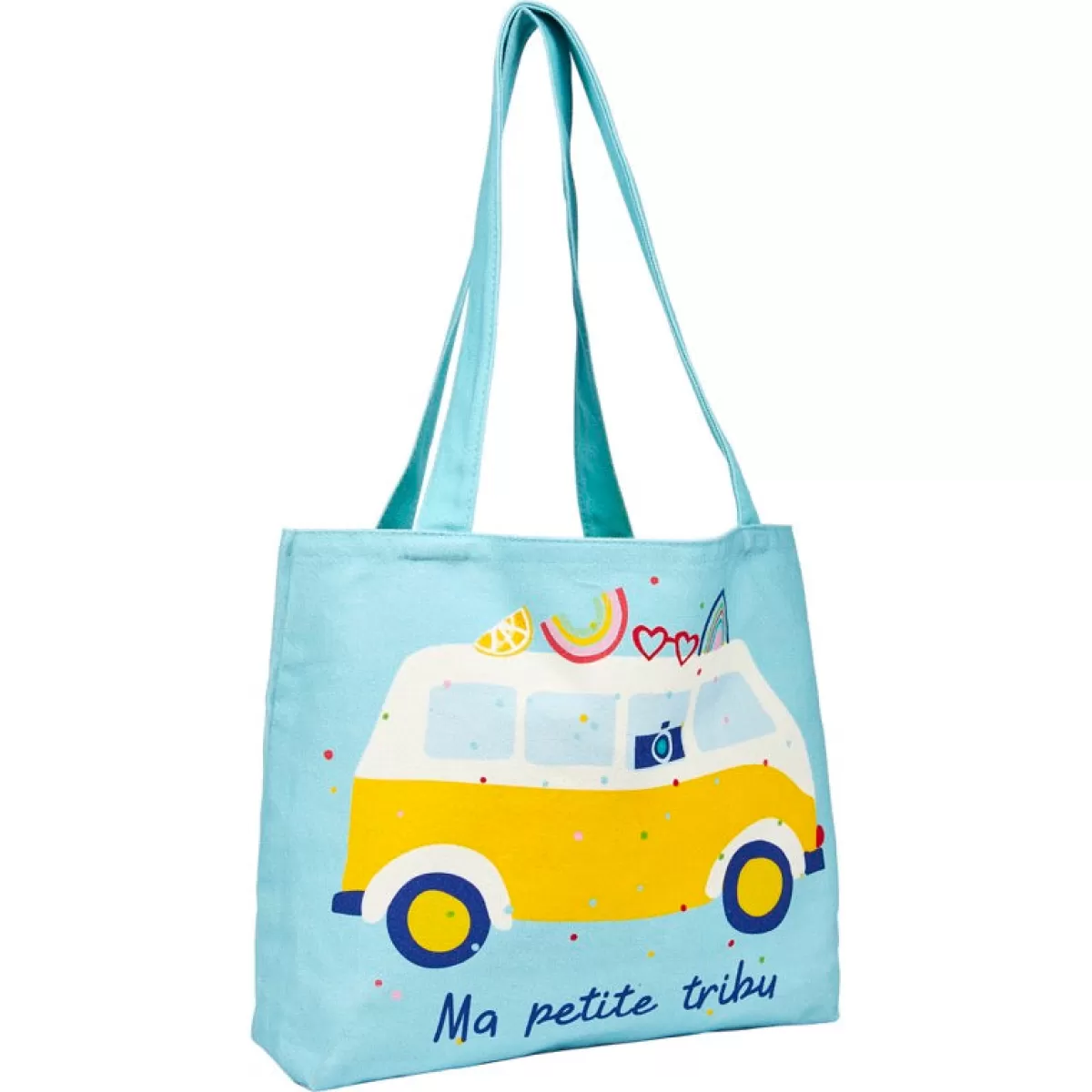 Hot Draeger Paris Kit Tote Bag & Pochette Family Pop " Ma petite tribu"