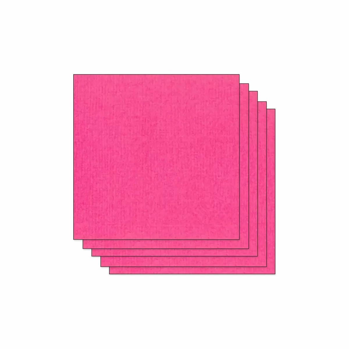 New Draeger Paris Lot de 5 Feuilles de Papier Scrapbooking Moucheté - Fuchsia