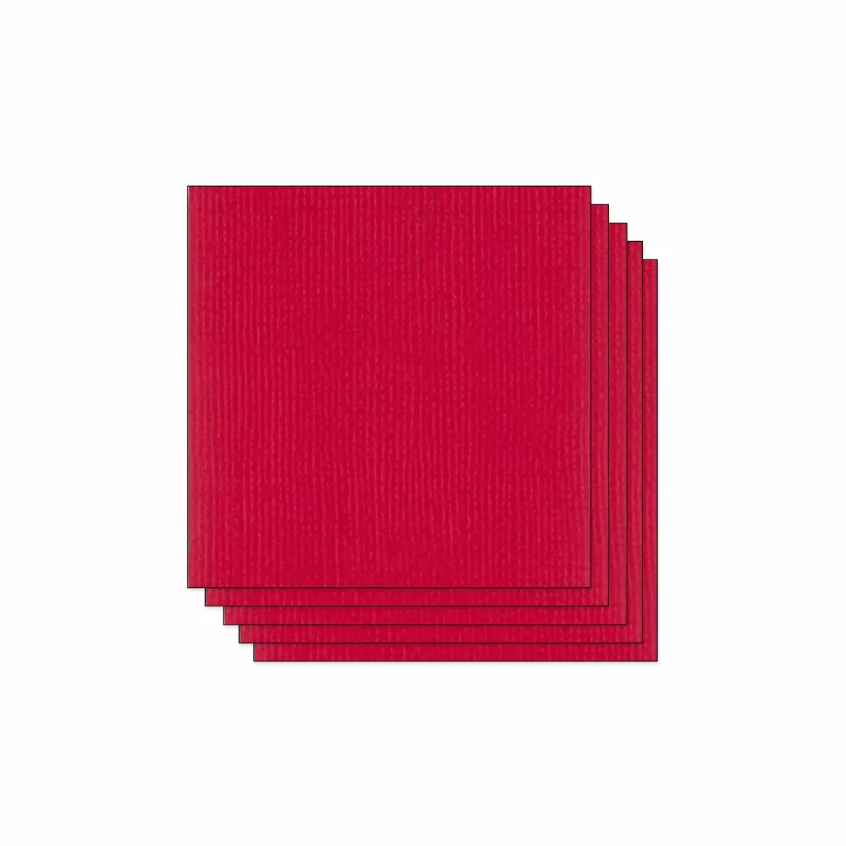 Clearance Draeger Paris Lot de 5 Feuilles de Papier Scrapbooking Moucheté - Rouge