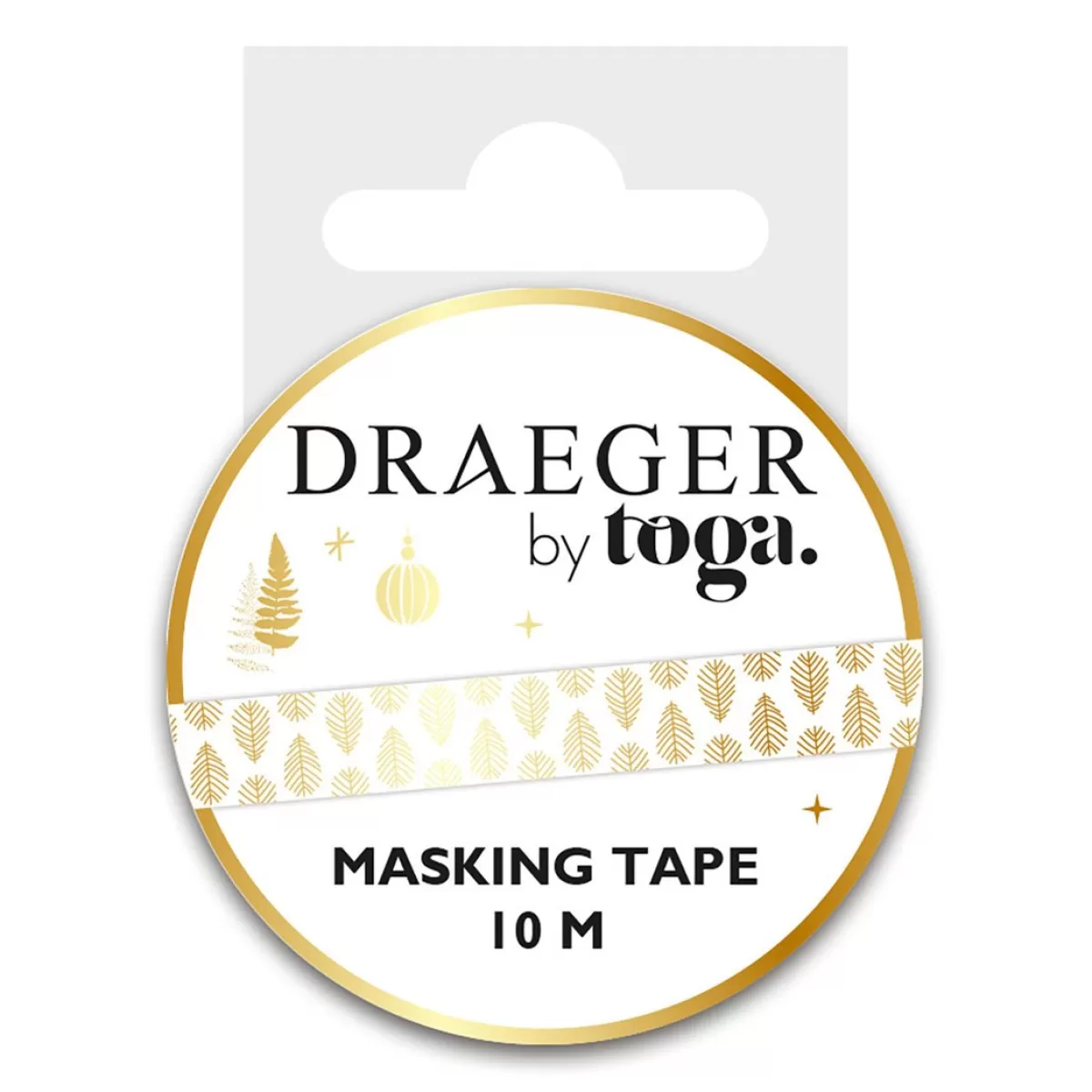 Cheap Draeger Paris Masking tape 10 m - Feuilles or - Spécial Réveillon