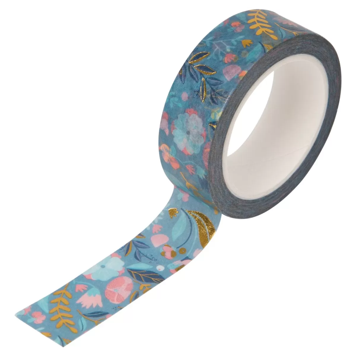 Shop Draeger Paris Masking tape 10 m - Fleurs - bleu