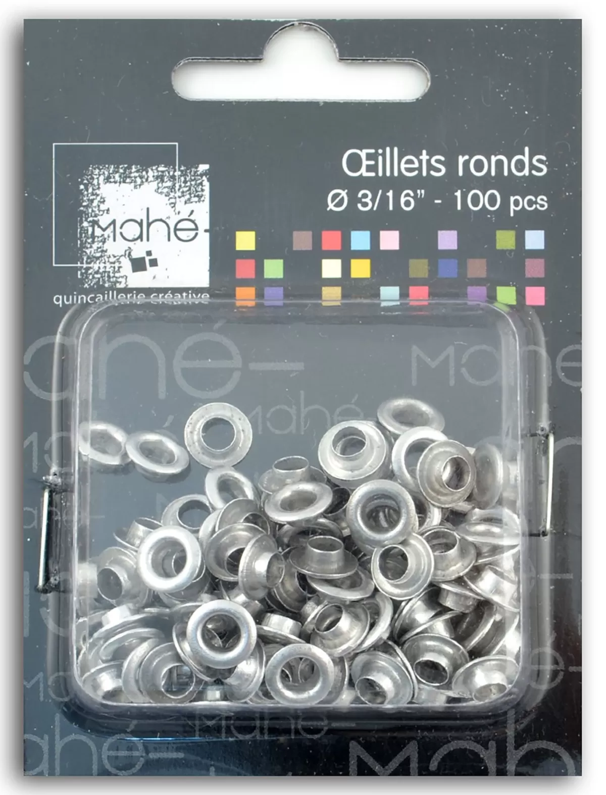 Cheap Draeger Paris 100 oeillets ronds 3/16 - Argent