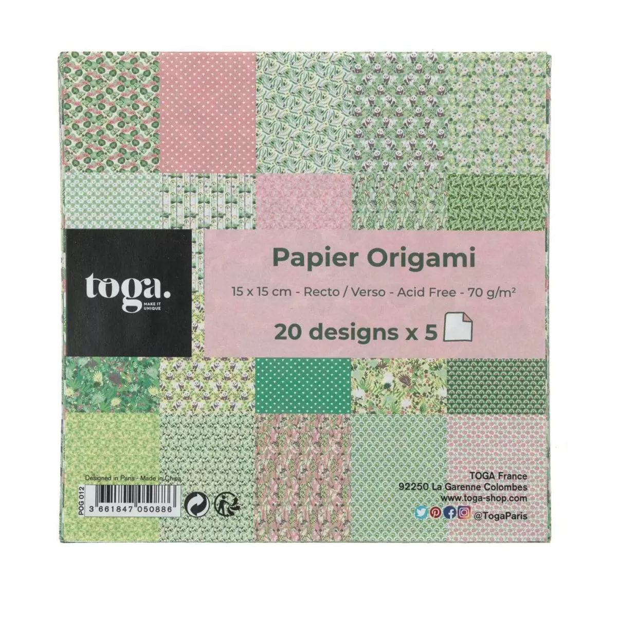 Cheap Draeger Paris 100 papiers imprimé Origami Kyoto - 15x15 cm