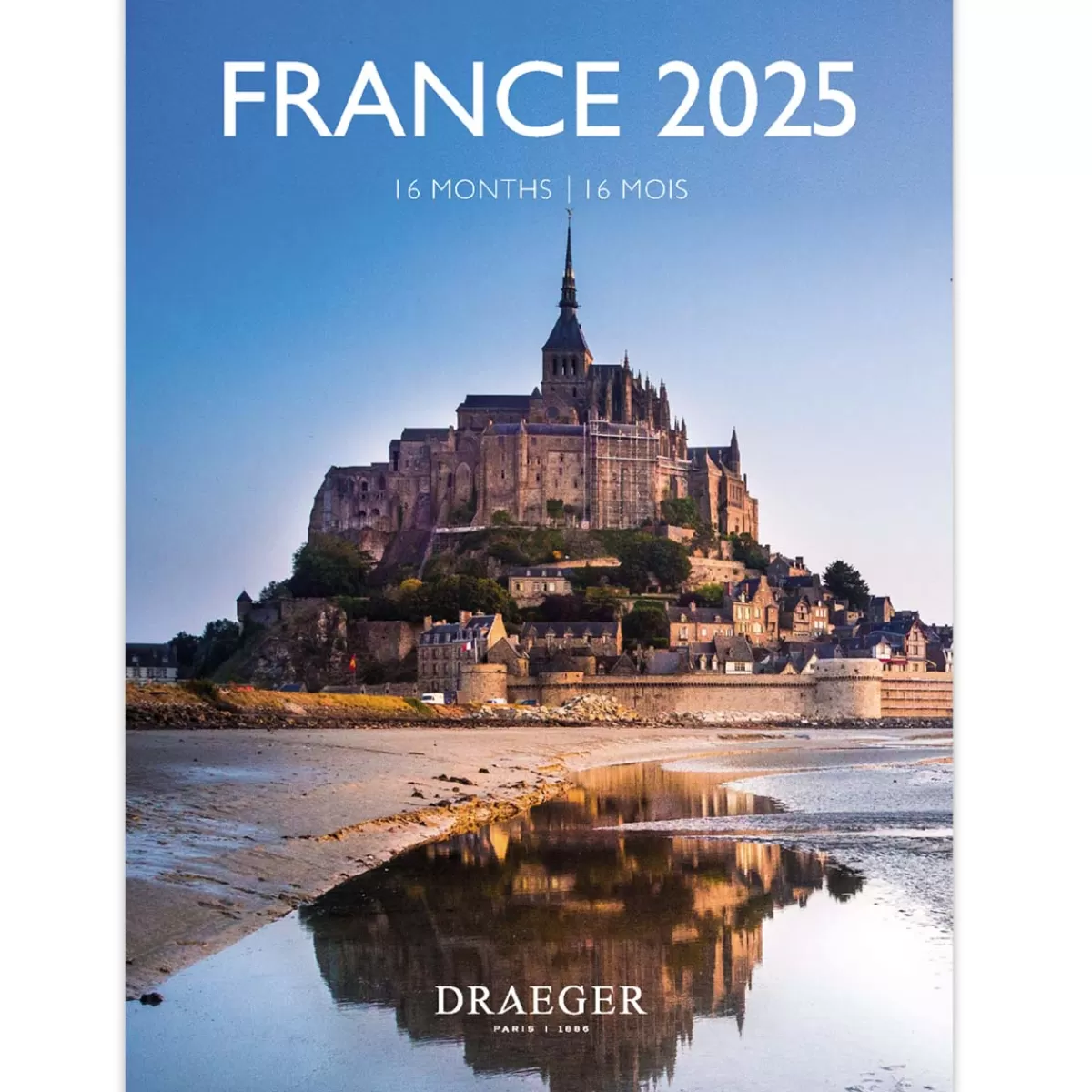 Shop Draeger Paris Petit Calendrier Mensuel 2025 14x18 cm - France