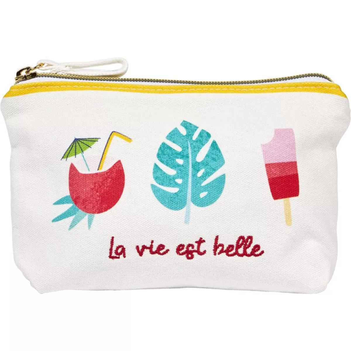 Online Draeger Paris Pochette coton Monstera