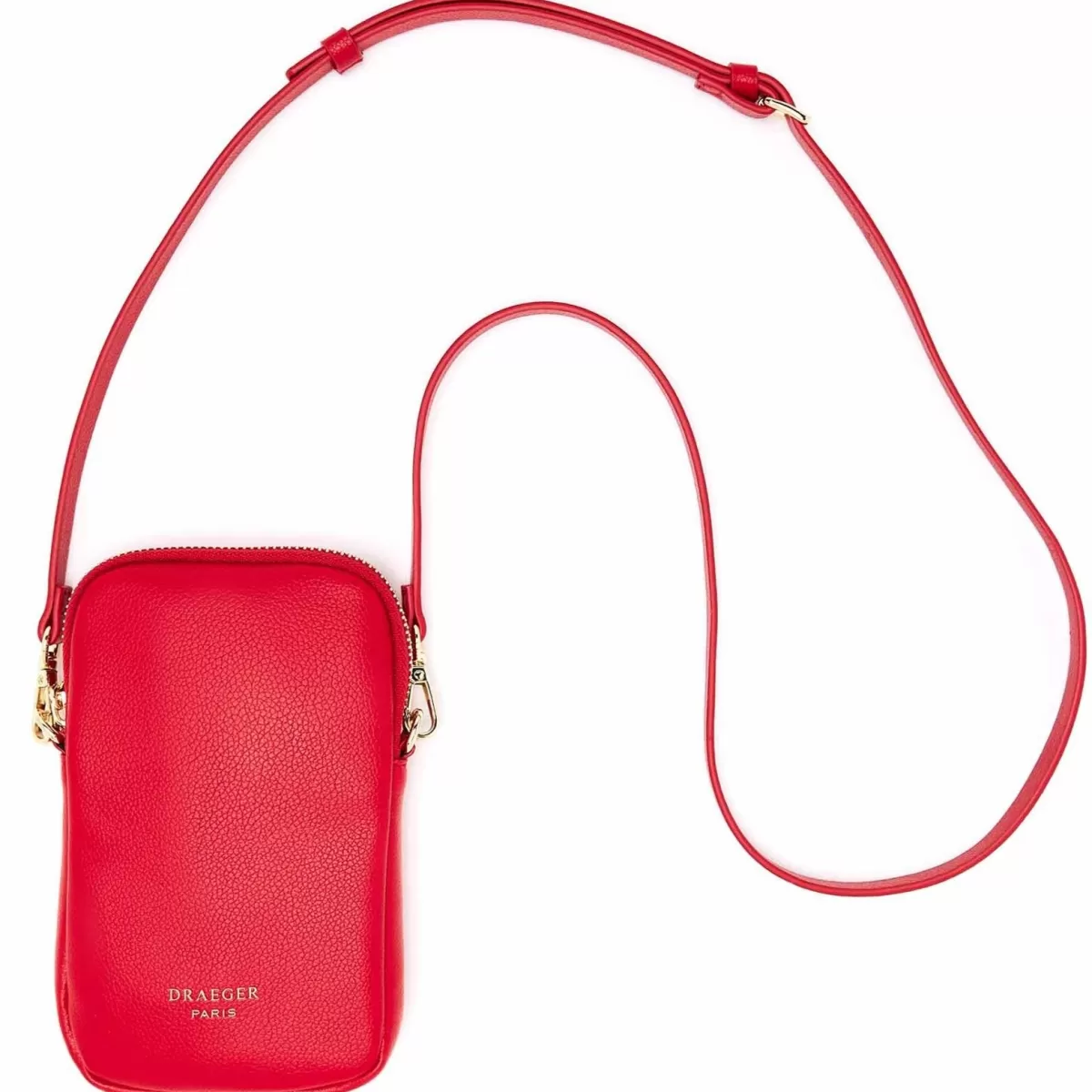 New Draeger Paris Pochette de Téléphone Rouge