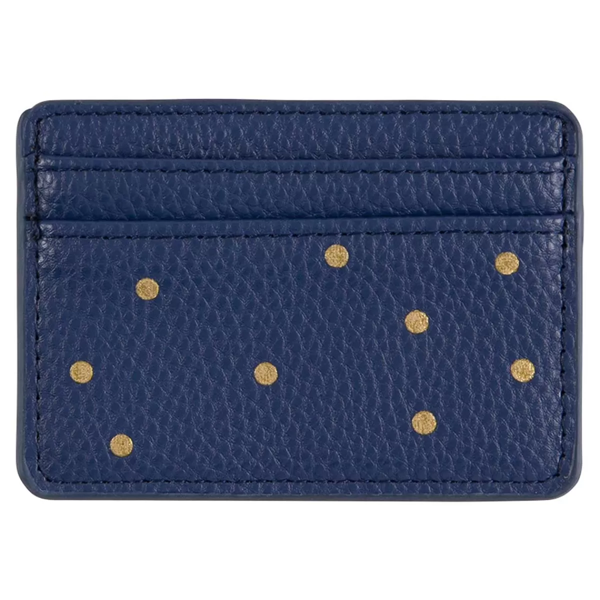 Cheap Draeger Paris Porte-cartes pois dorés - bleu marine