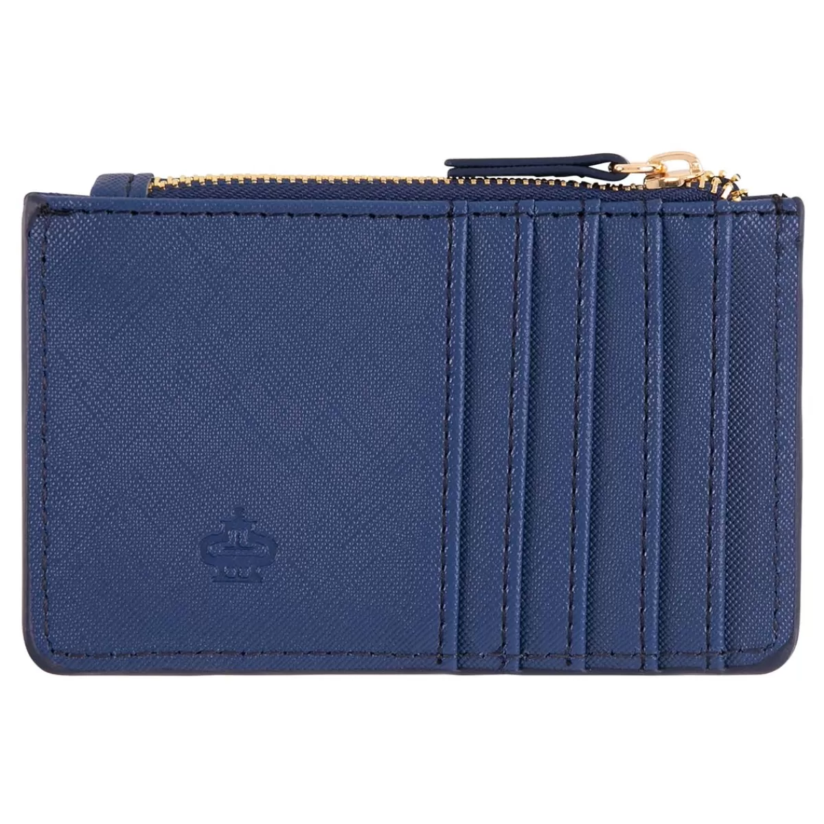 Best Sale Draeger Paris Porte-cartes zippé - rayures bleu marine et noires