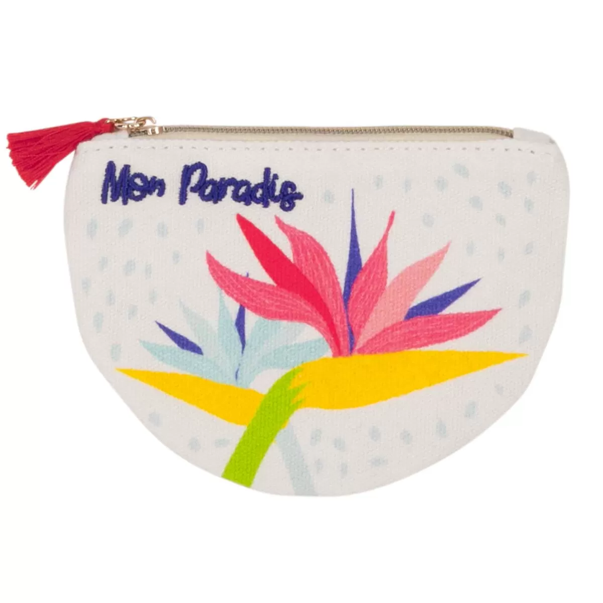 Clearance Draeger Paris Porte-monnaie imprimé fleurs exotiques