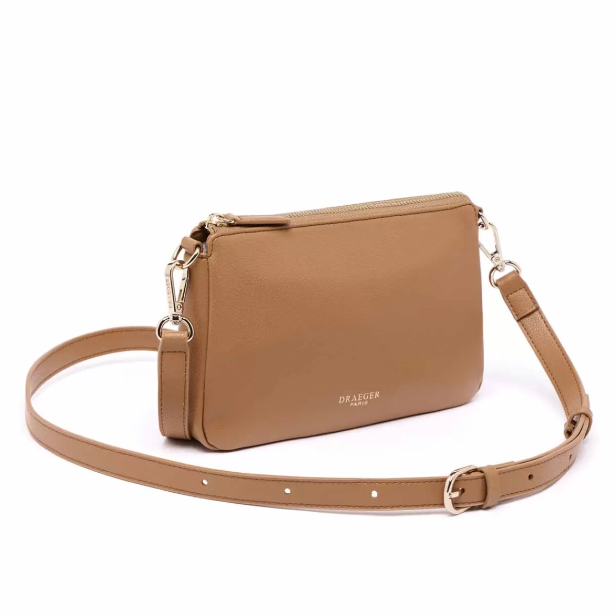 Fashion Draeger Paris Sac Pochette Anna - Camel