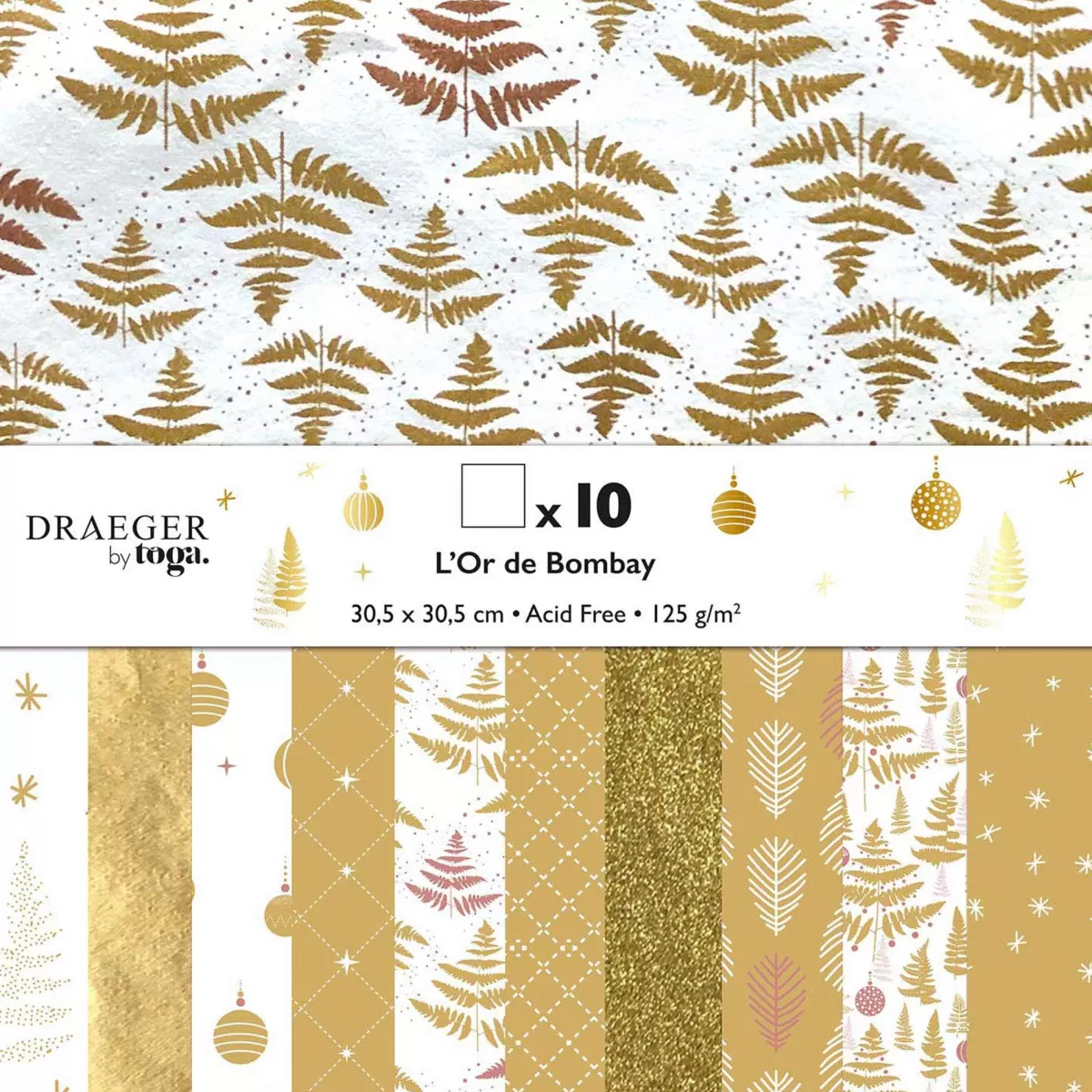 Best Sale Draeger Paris Set de 10 papiers - Spécial Réveillon