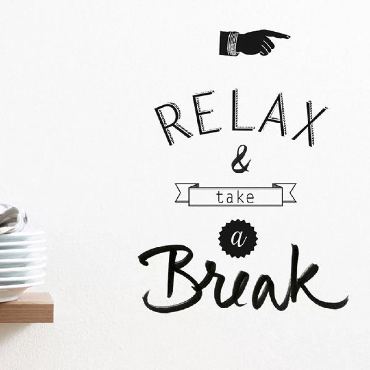 Best Sale Draeger Paris Sticker Transfert Relax & Take a break