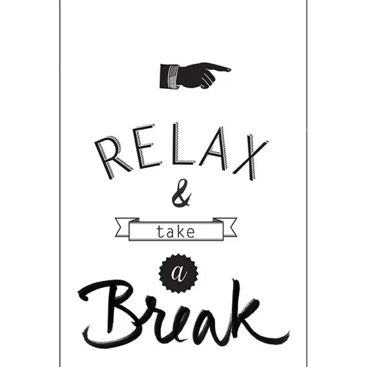 Best Sale Draeger Paris Sticker Transfert Relax & Take a break