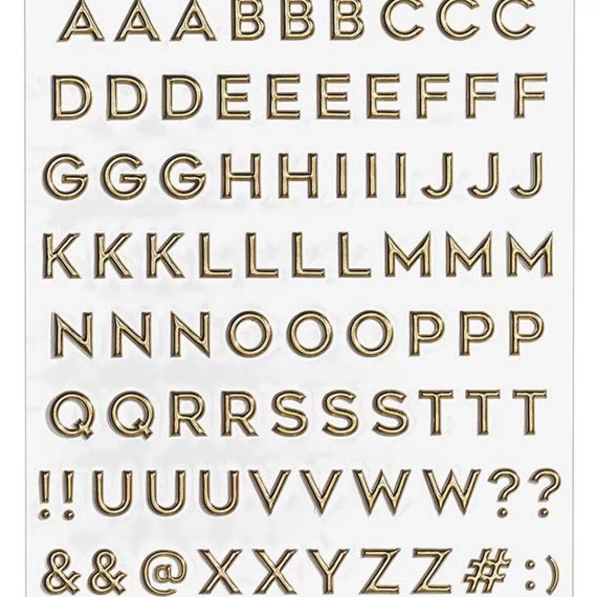 Cheap Draeger Paris Stickers autocollants Alphabet doré