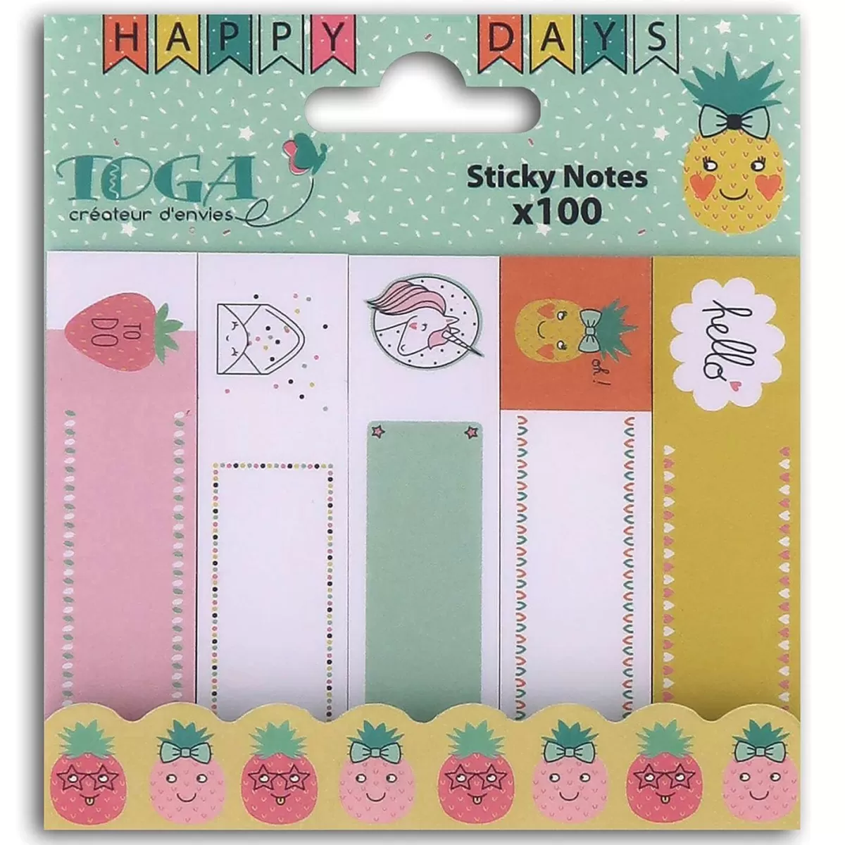 Shop Draeger Paris 100 sticky notes Happy days